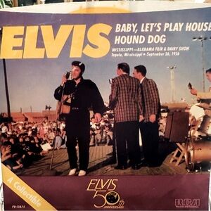 Elvis Presley yellow vinyl/ collectible